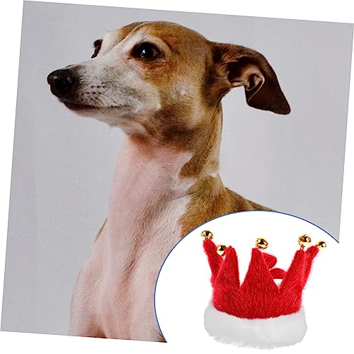 Pet & Garden Adjustable Christmas Dog Collar with - Festive Pet Costume Accessories for Small Dogs - Cats and Puppies Size XS Pure Color